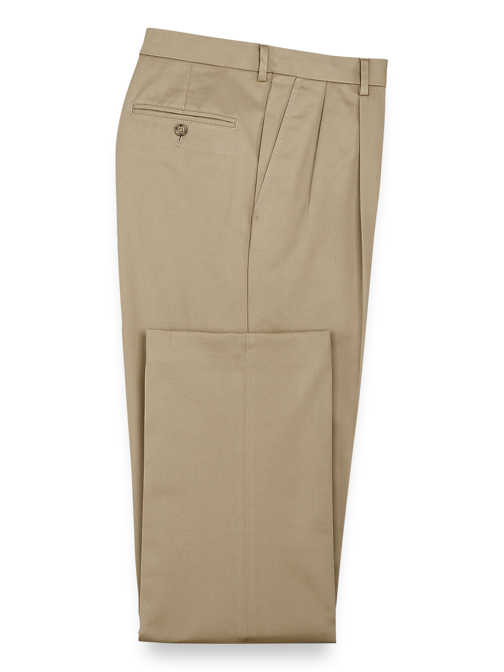 Men's Khaki Solid Bottoms 