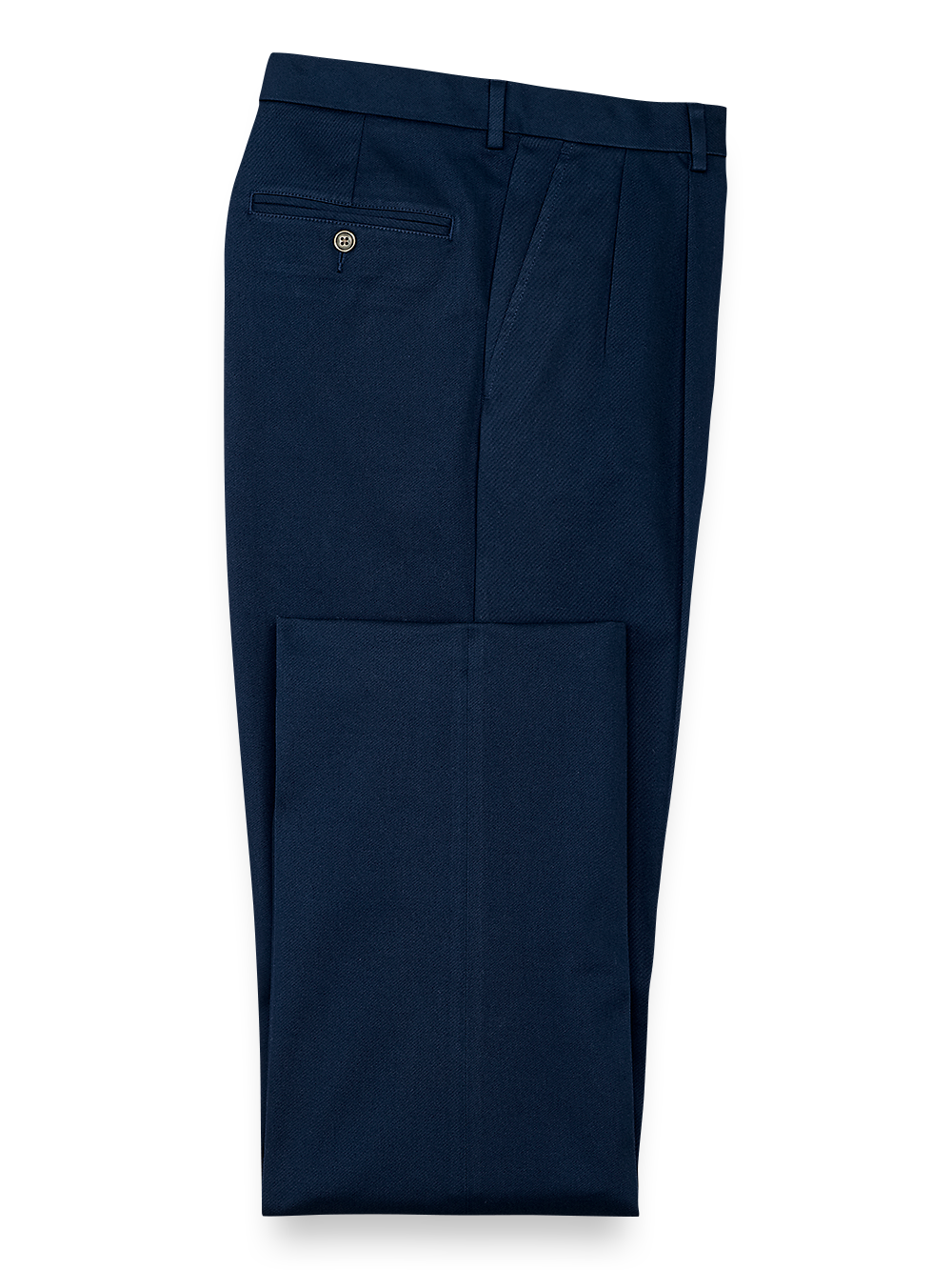 Men's Navy Solid Bottoms 