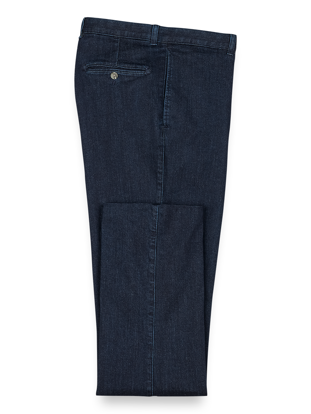 Men's Dark Blue Solid Bottoms 