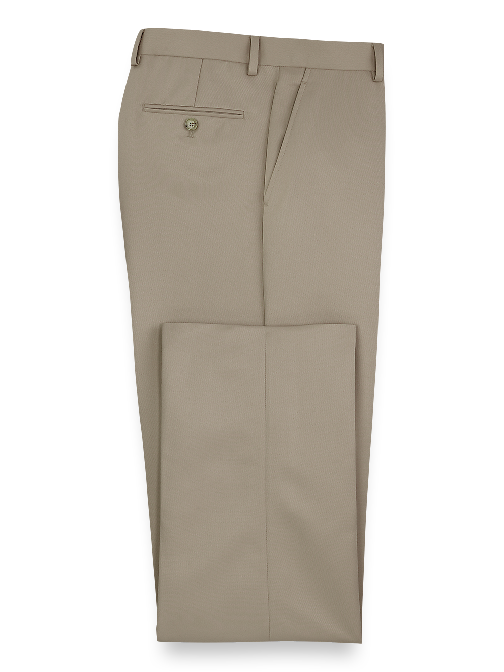 Men's Tan Solid Bottoms 