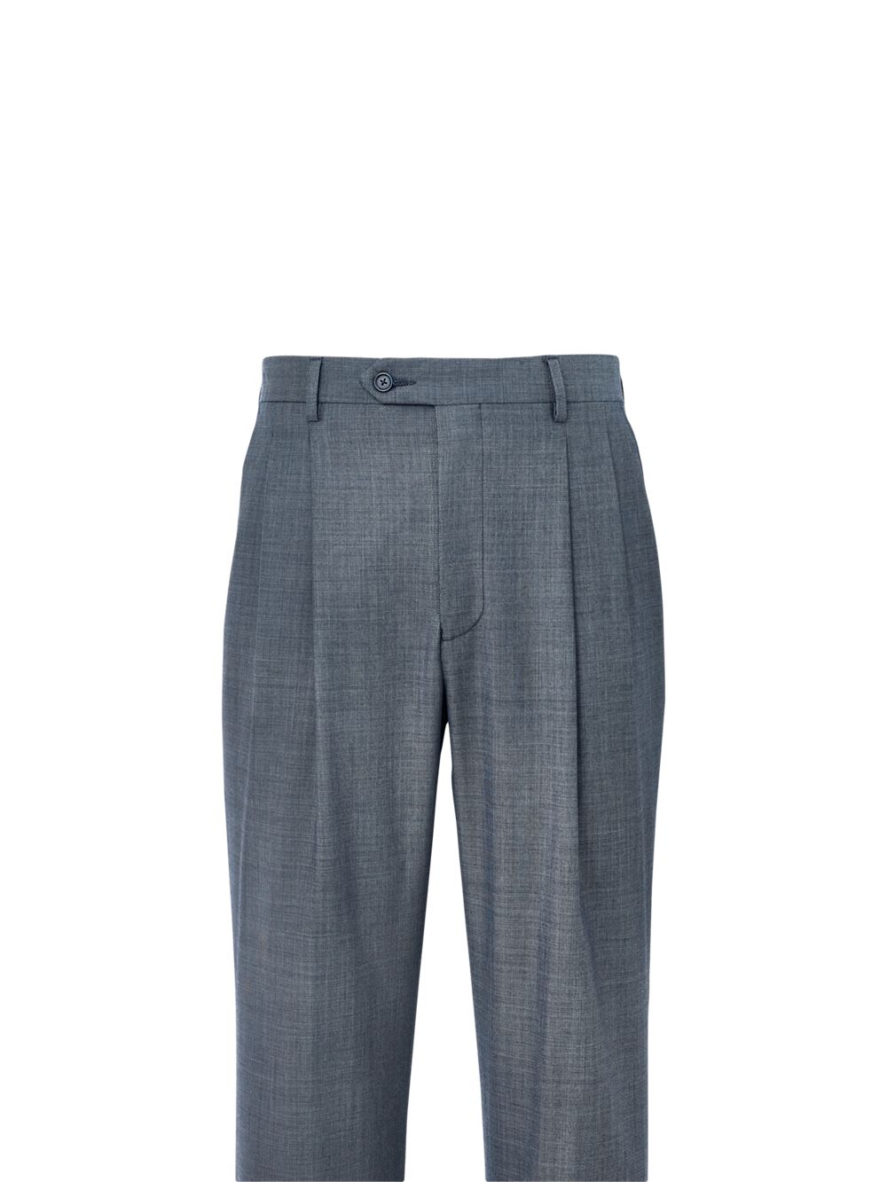Alternate Image of Wool Sharkskin Pants-1#model_pleated front