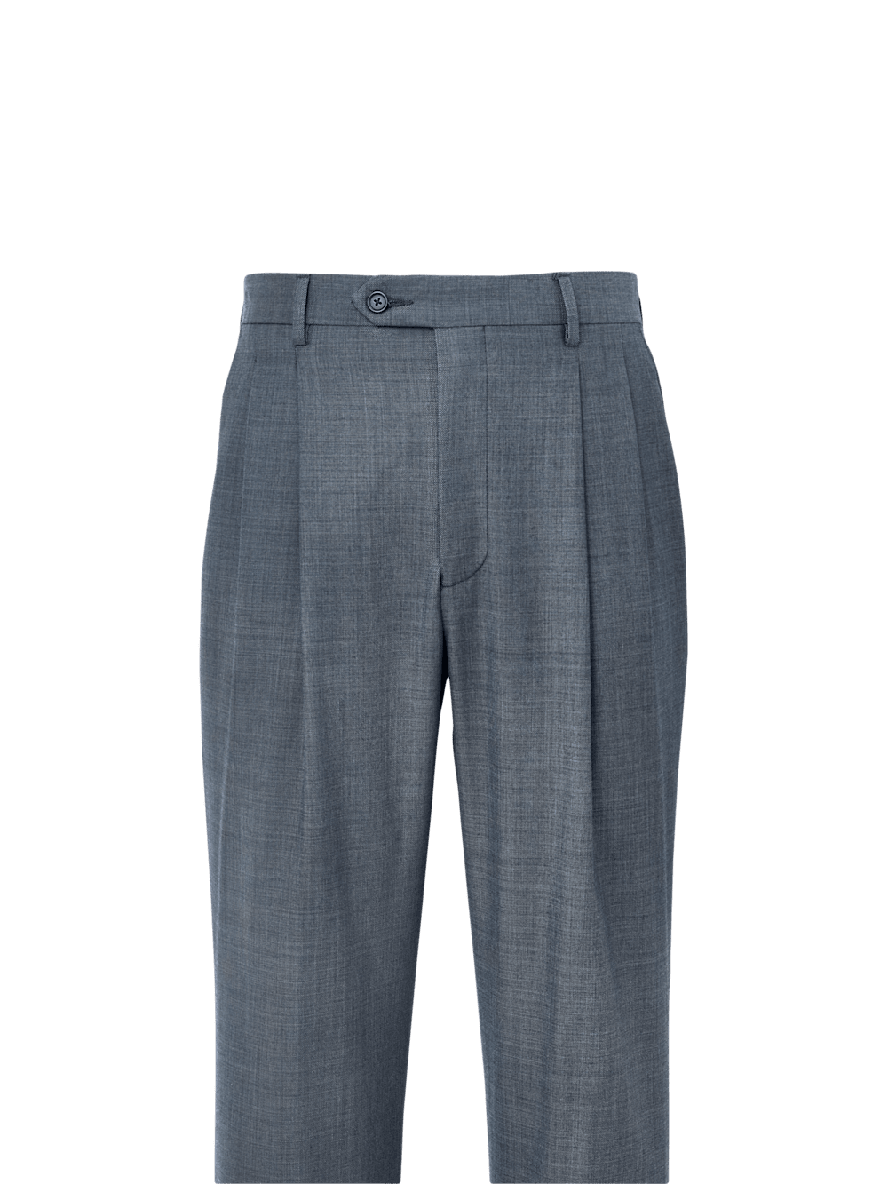 Alternate Image of Wool Sharkskin Pants-1402#model_pleated front