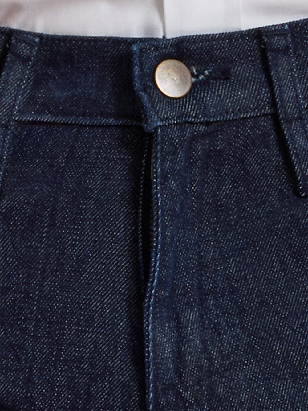 Alternate Shot of Men's Dark Blue Solid Bottoms  - 3