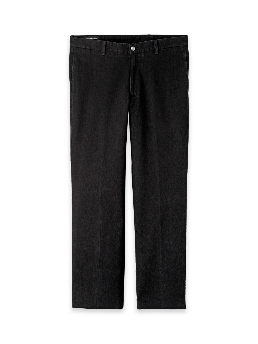Alternate Shot of Men's Black Solid Bottoms  - 2#["PMS501N", "model_flat front"]