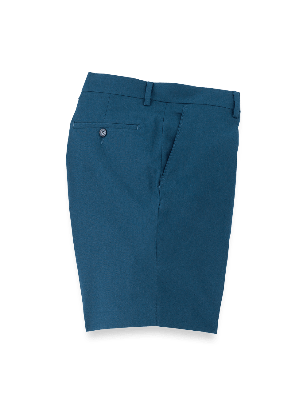 Product Image of Linen / Cotton Shorts-Navy#model_flat front