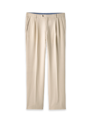 Comfort Stretch Travel Pants - Cream