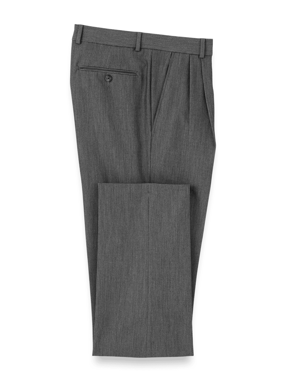 Product Image of Comfort Stretch Travel Pants-Grey#model_pleated front