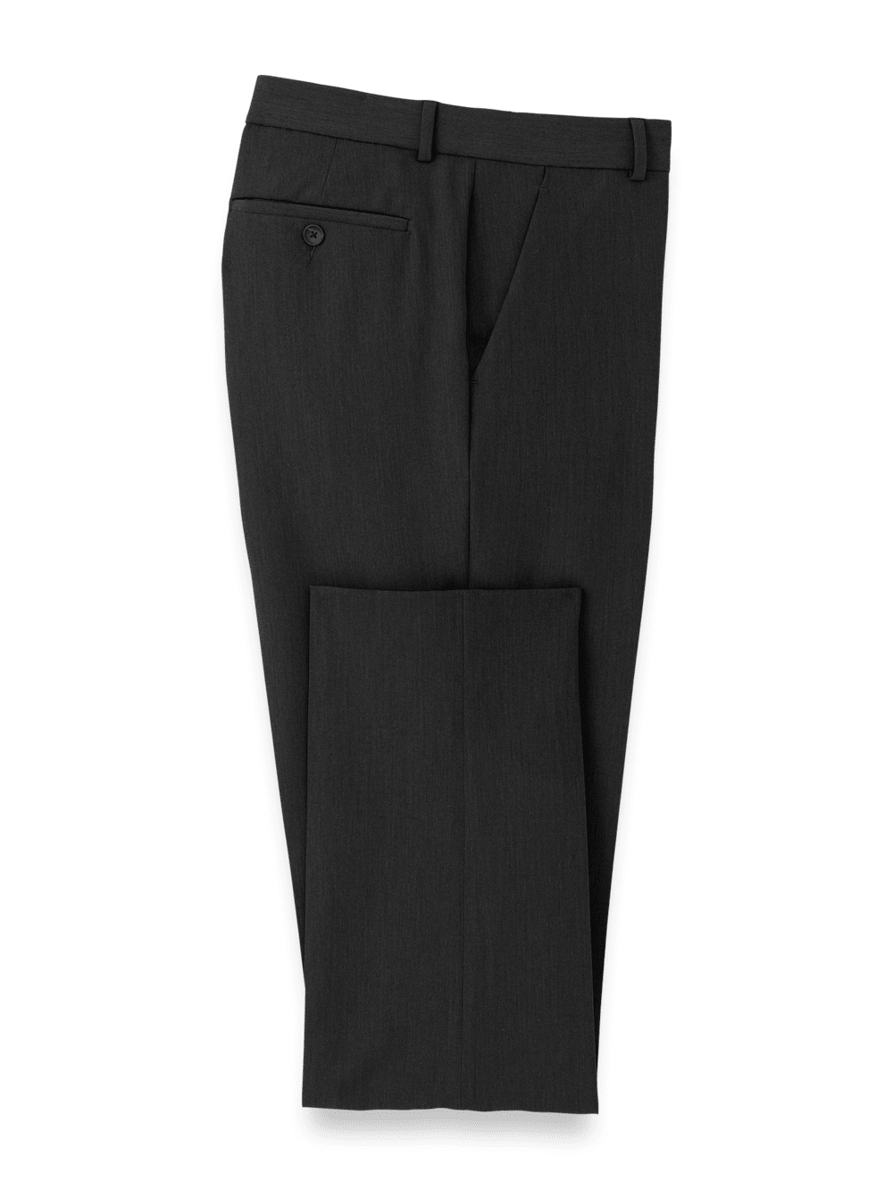 Product Image of Comfort Stretch Travel Pants-Black#model_flat front