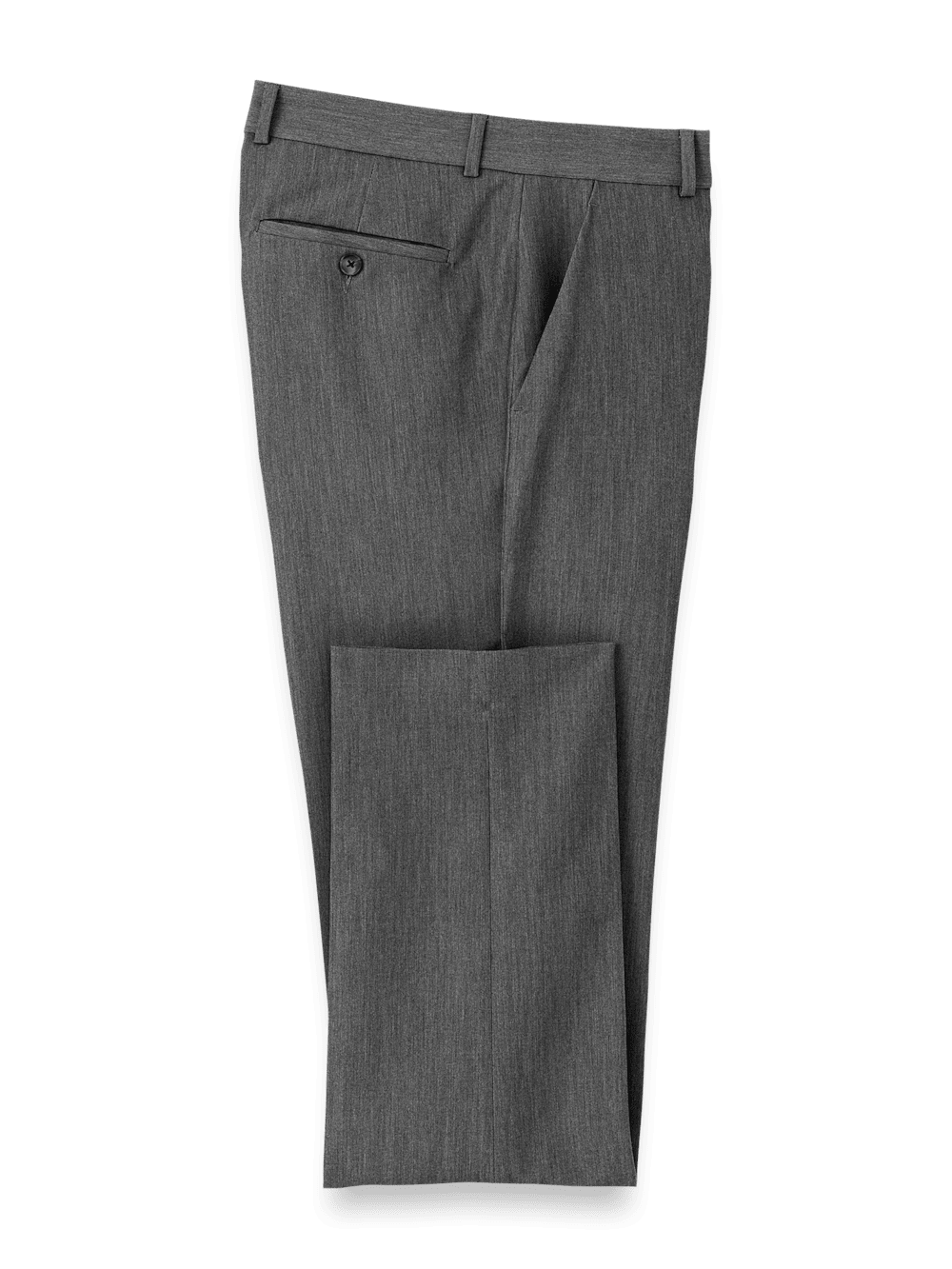 Product Image of Comfort Stretch Travel Pants-Grey#model_flat front