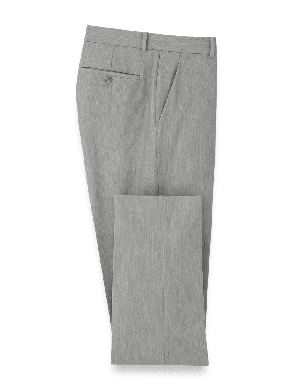 Product Image of Comfort Stretch Travel Pants-Pearl Grey#model_flat front
