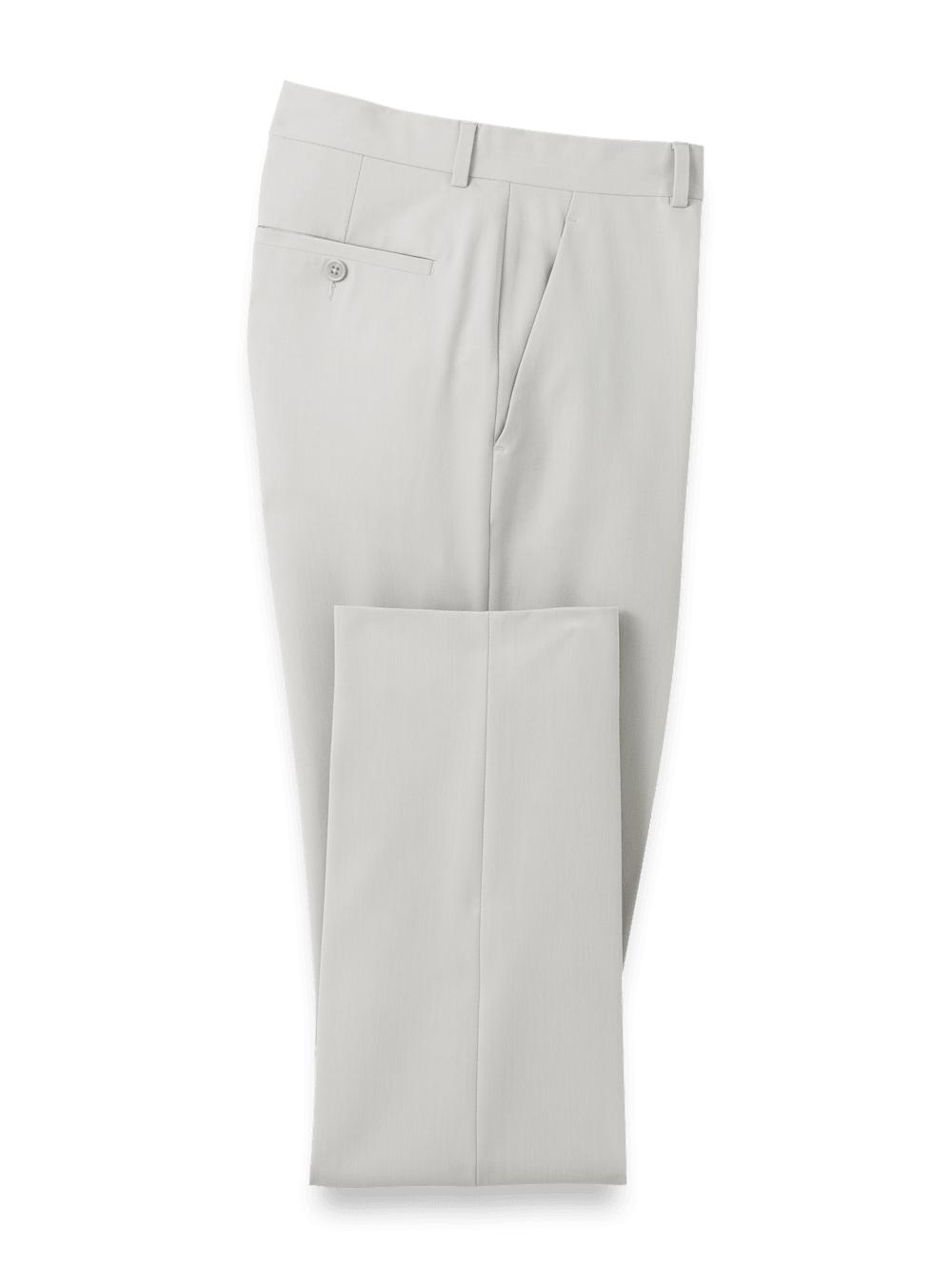 Product Image of Comfort Stretch Travel Pants-Light Grey#model_flat front