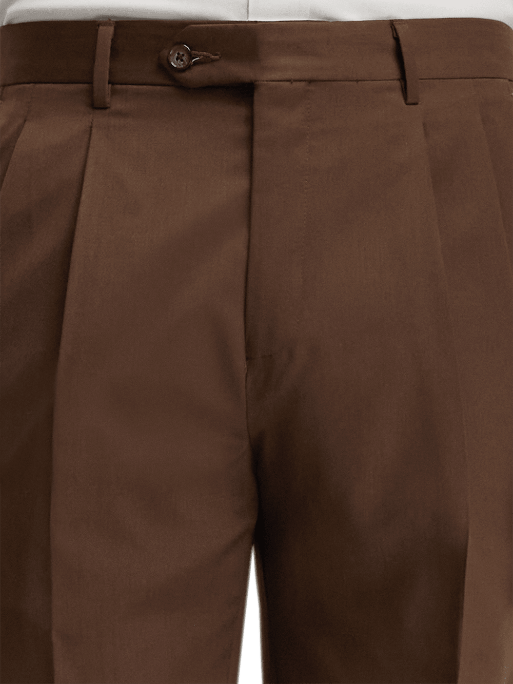 Alternate Image of Wool Gabardine Pants-2#model_pleated front