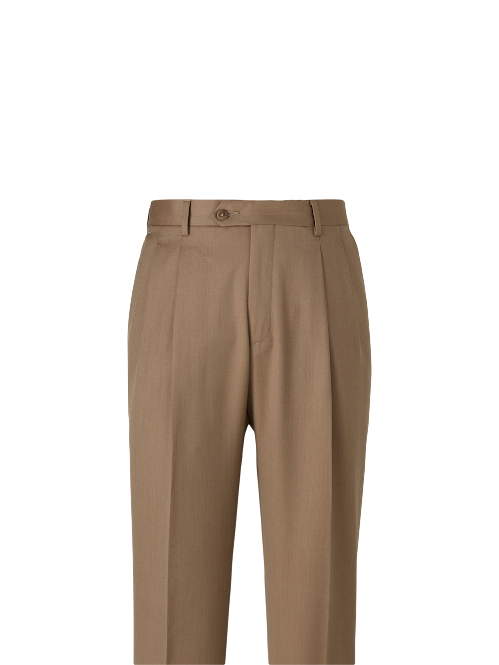 Alternate Image of Wool Gabardine Pants-1#model_pleated front