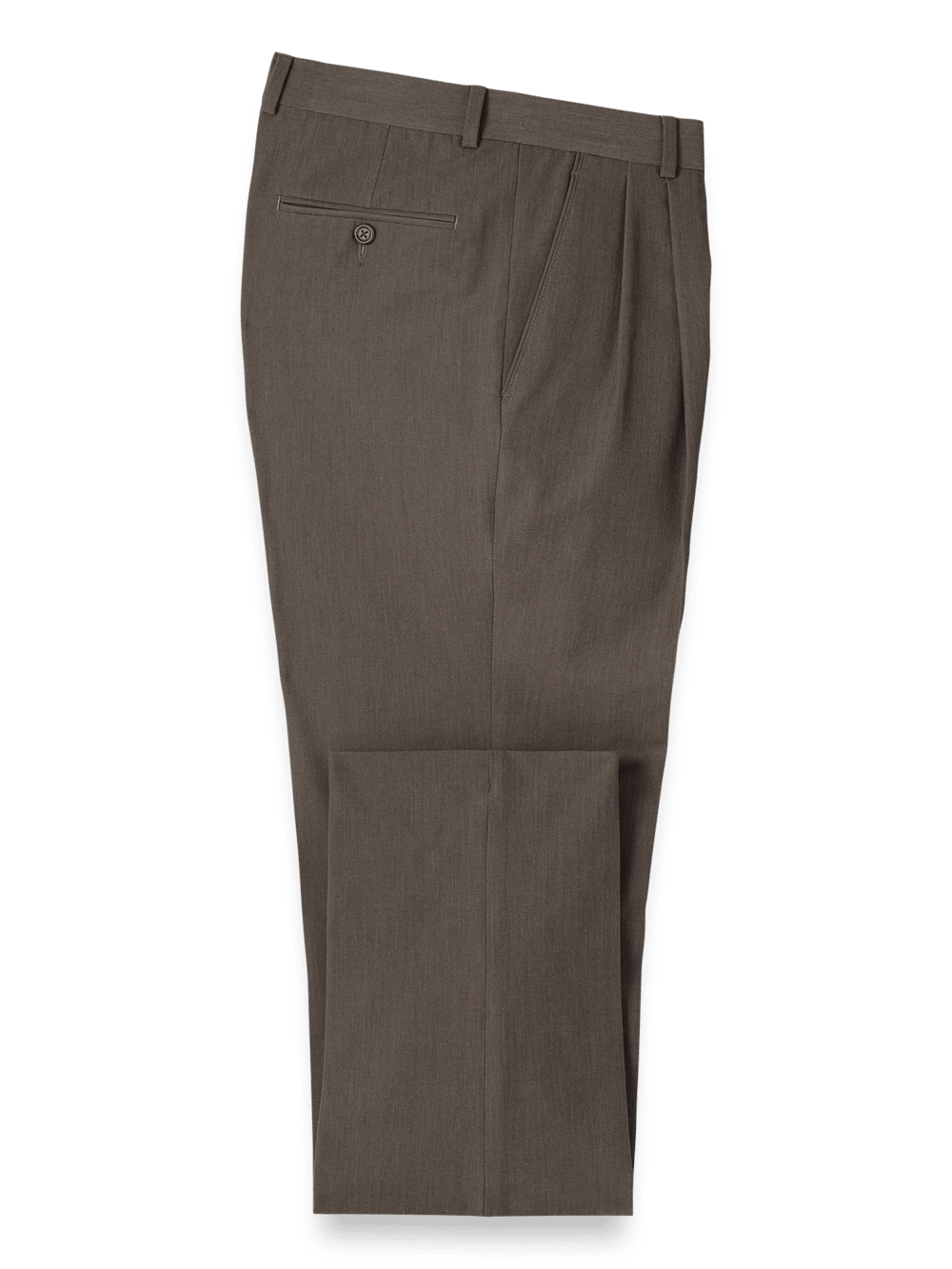 Product Image of Comfort Stretch Travel Pants-Oak#model_pleated front