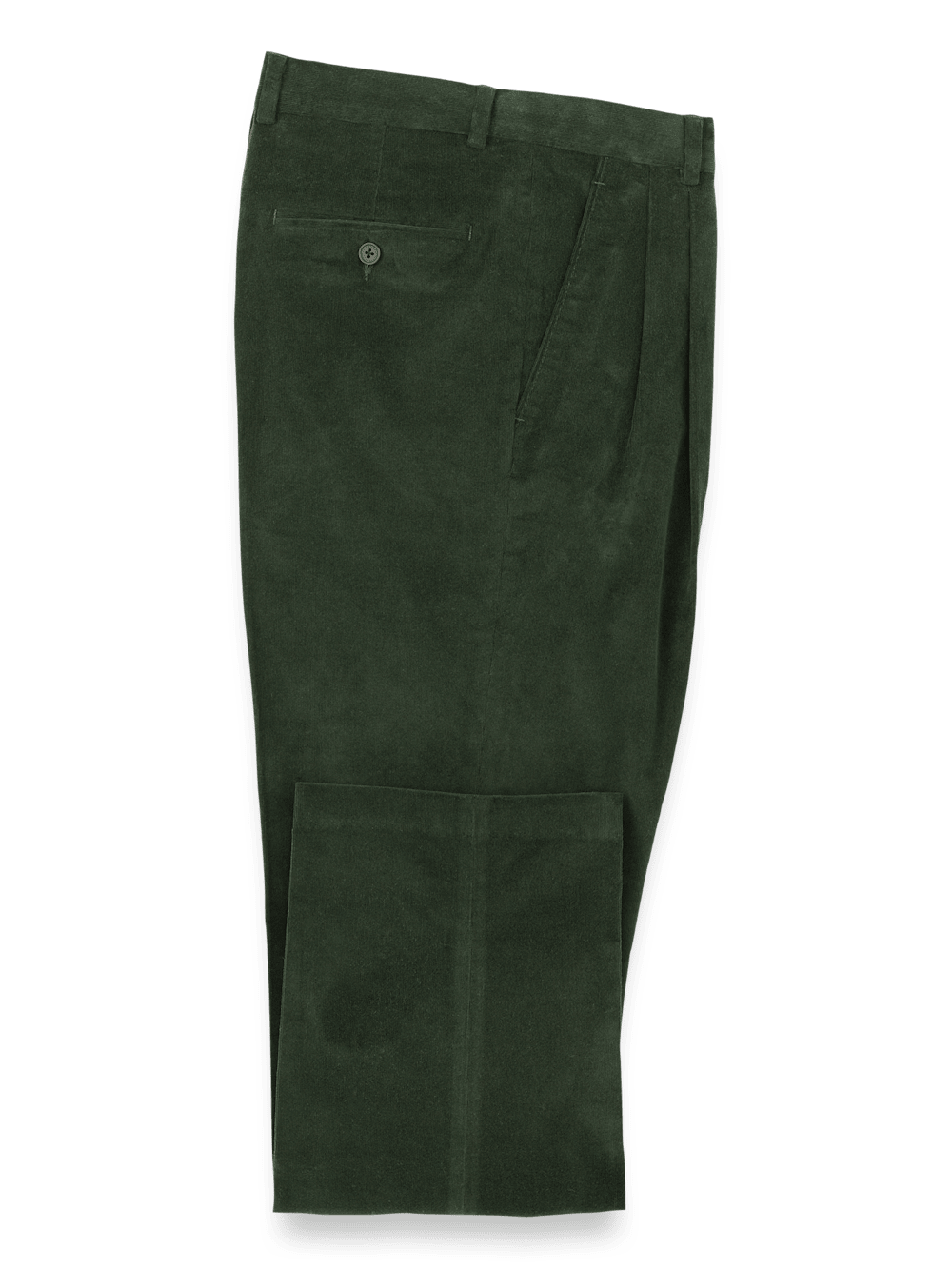 Cotton Stretch Corduroy Pants - Forest Green – Paul Fredrick