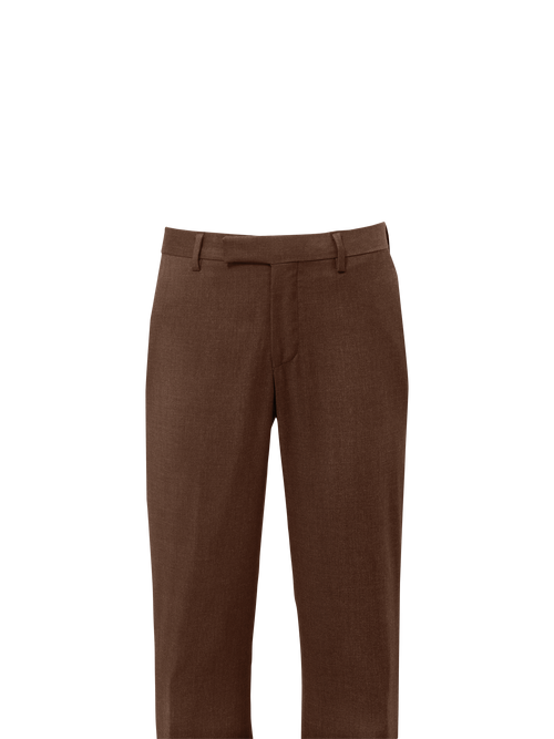 Wool Gabardine Pants - Brown – Paul Fredrick