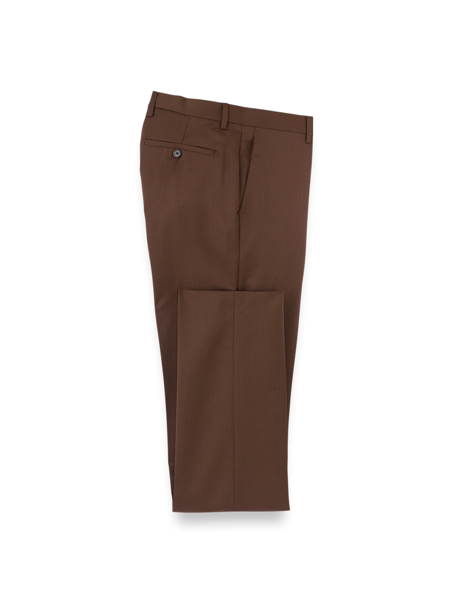 Wool Gabardine Pants - Brown – Paul Fredrick