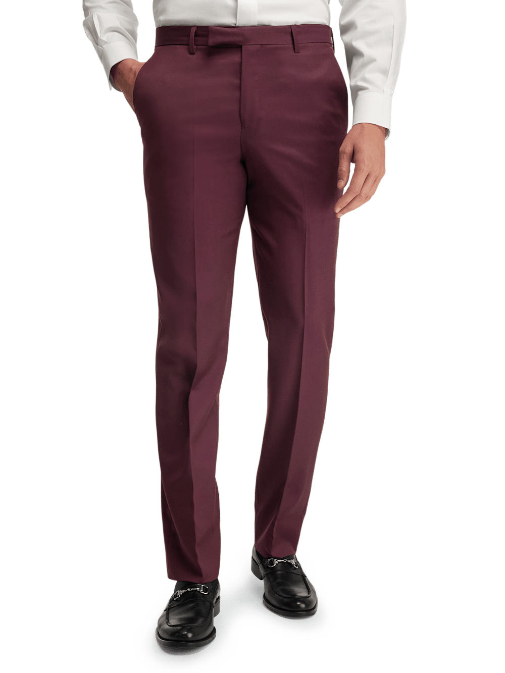 Alternate Image of Wool Gabardine Pants-1#model_flat front