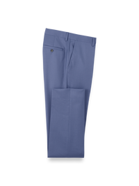 Wool Gabardine Pants - Postal Blue
