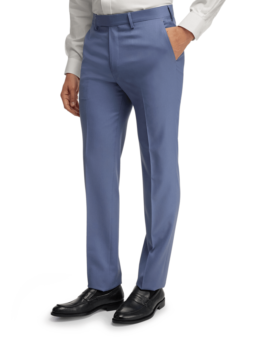Alternate Image of Wool Gabardine Pants-3#model_flat front