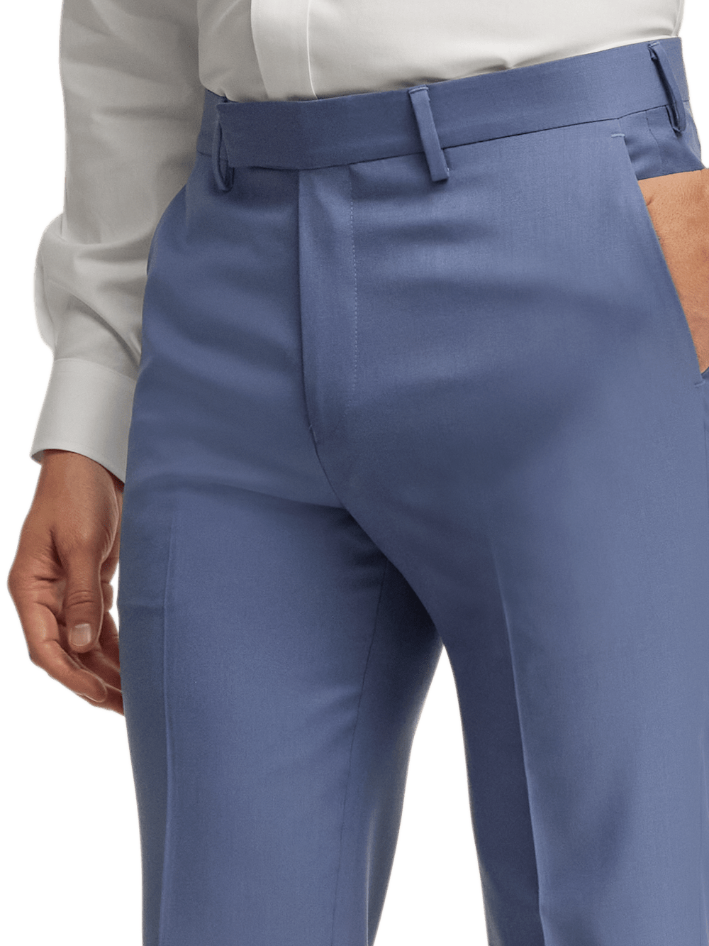 Alternate Image of Wool Gabardine Pants-4#model_flat front