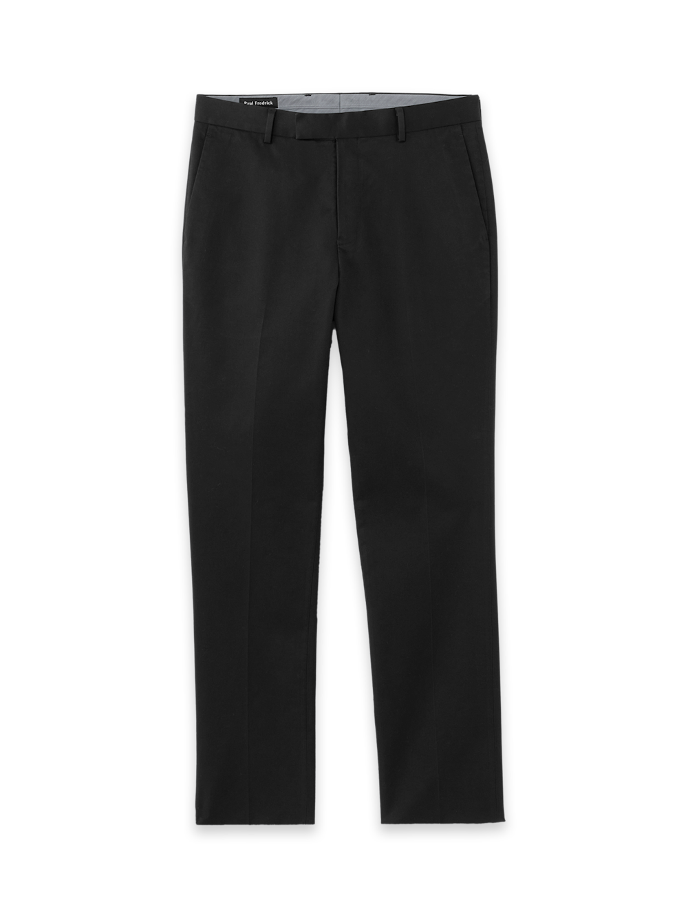 Alternate Shot of Men's Black Solid Bottoms  - 2#["PMU110N", "model_flat front"]