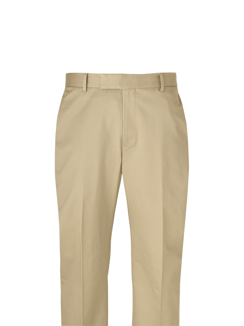 Alternate Image of Non-iron Cotton Stretch Twill Pant-1231#model_flat front