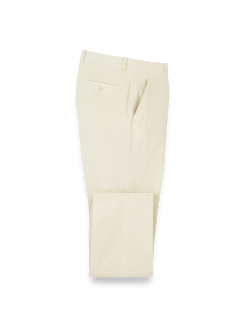 Cotton Stretch Corduroy Pants - Winter White – Paul Fredrick