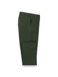 Non-Iron Cotton Stretch Twill Pant - Dark Green