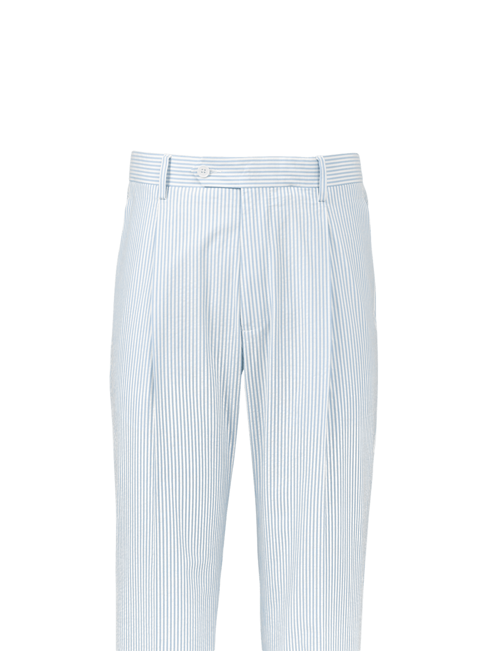 Alternate Image of Cotton Seersucker Single Pleated Pants-1