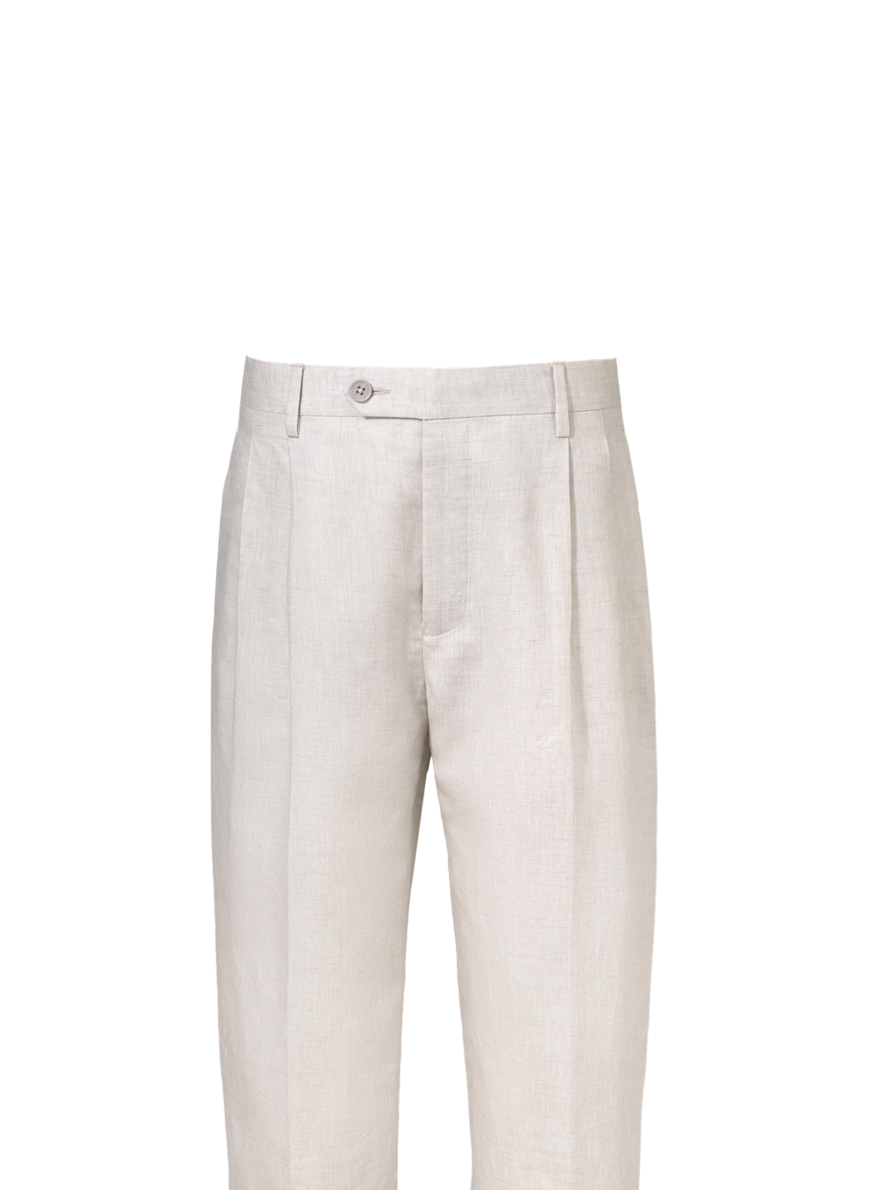 Alternate Image of Linen Chambray Twill Pants-1#model_pleated front