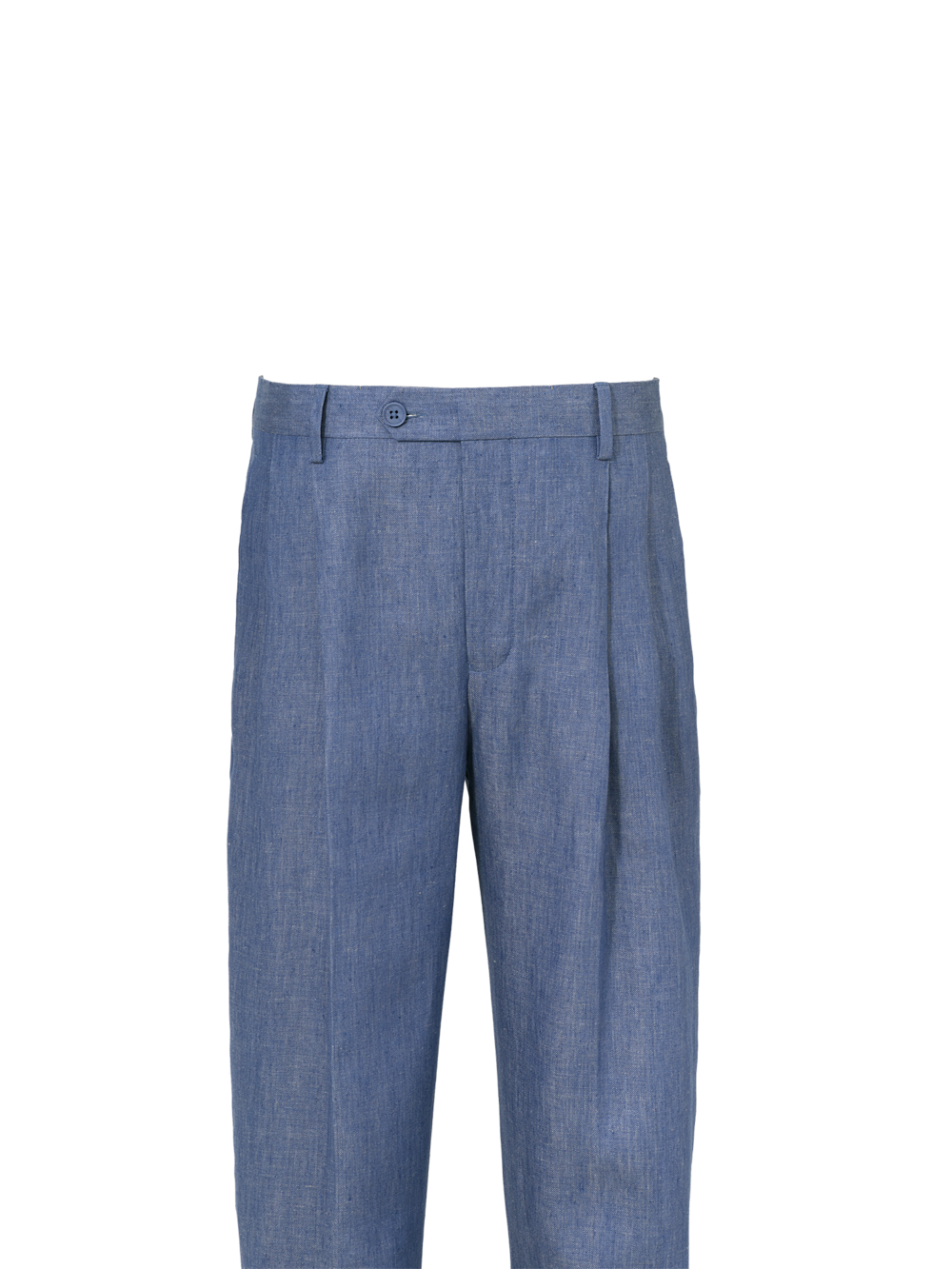 Alternate Image of Linen Chambray Twill Pants-1#model_pleated front
