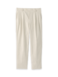 Cotton Stretch Corduroy Pants - Winter White