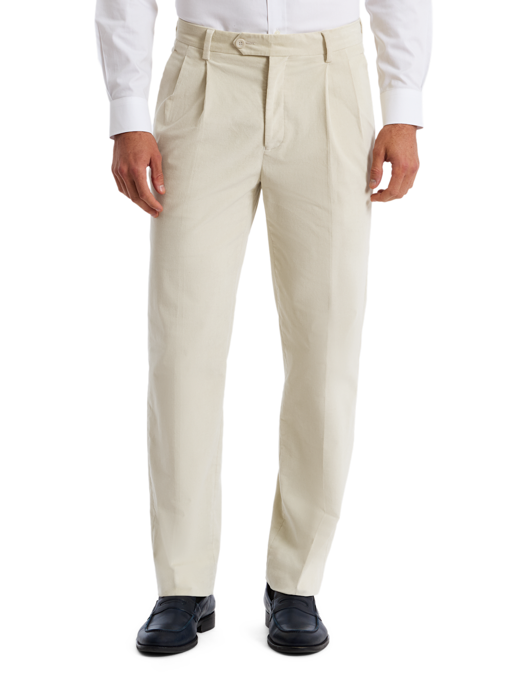 Alternate Shot of Men's Winter White Solid Bottoms 