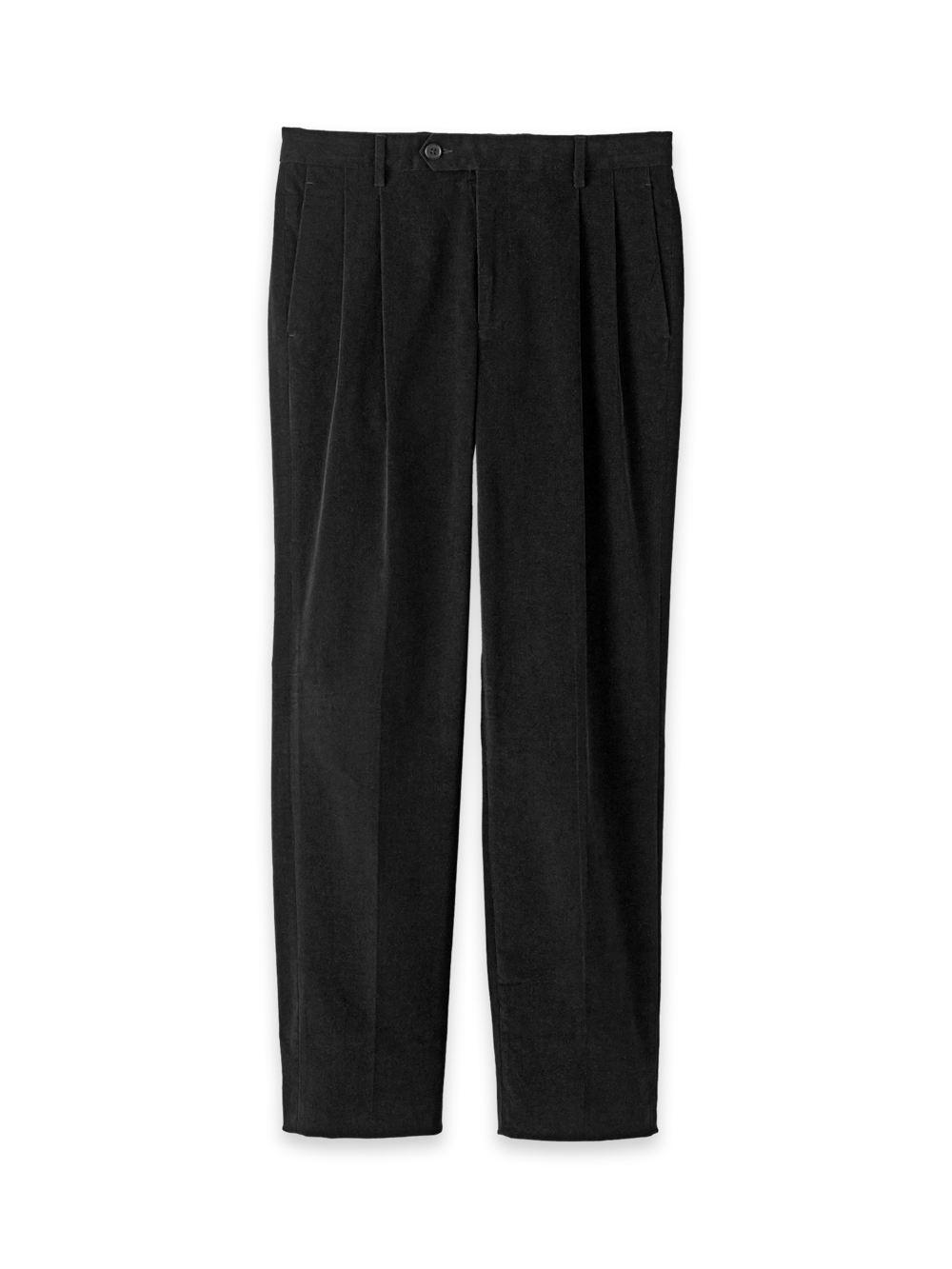Alternate Shot of Men's Black Solid Bottoms 