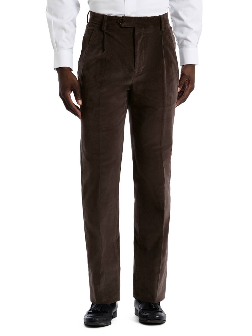 Alternate Shot of Men's Dark Brown Solid Bottoms 
