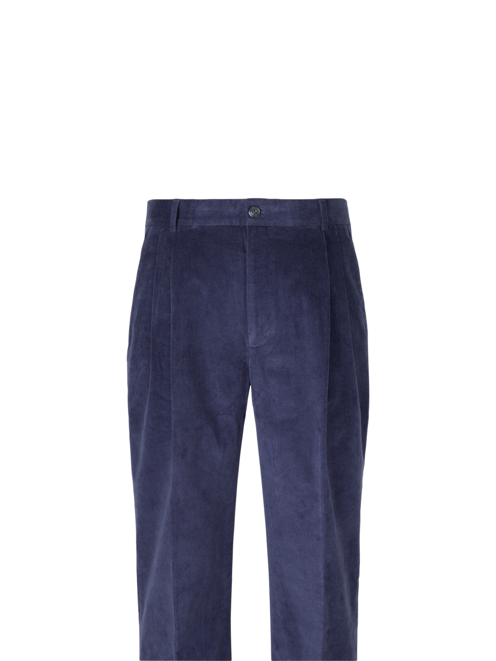 Alternate Image of Cotton Stretch Corduroy Pants-1#model_pleated front