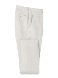Linen Chambray Twill Pants - Ivory