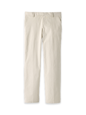 Cotton Stretch Corduroy Pants - Winter White