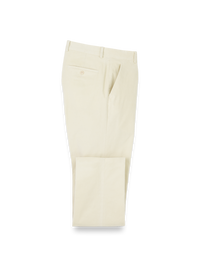 Cotton Stretch Corduroy Pants - Winter White