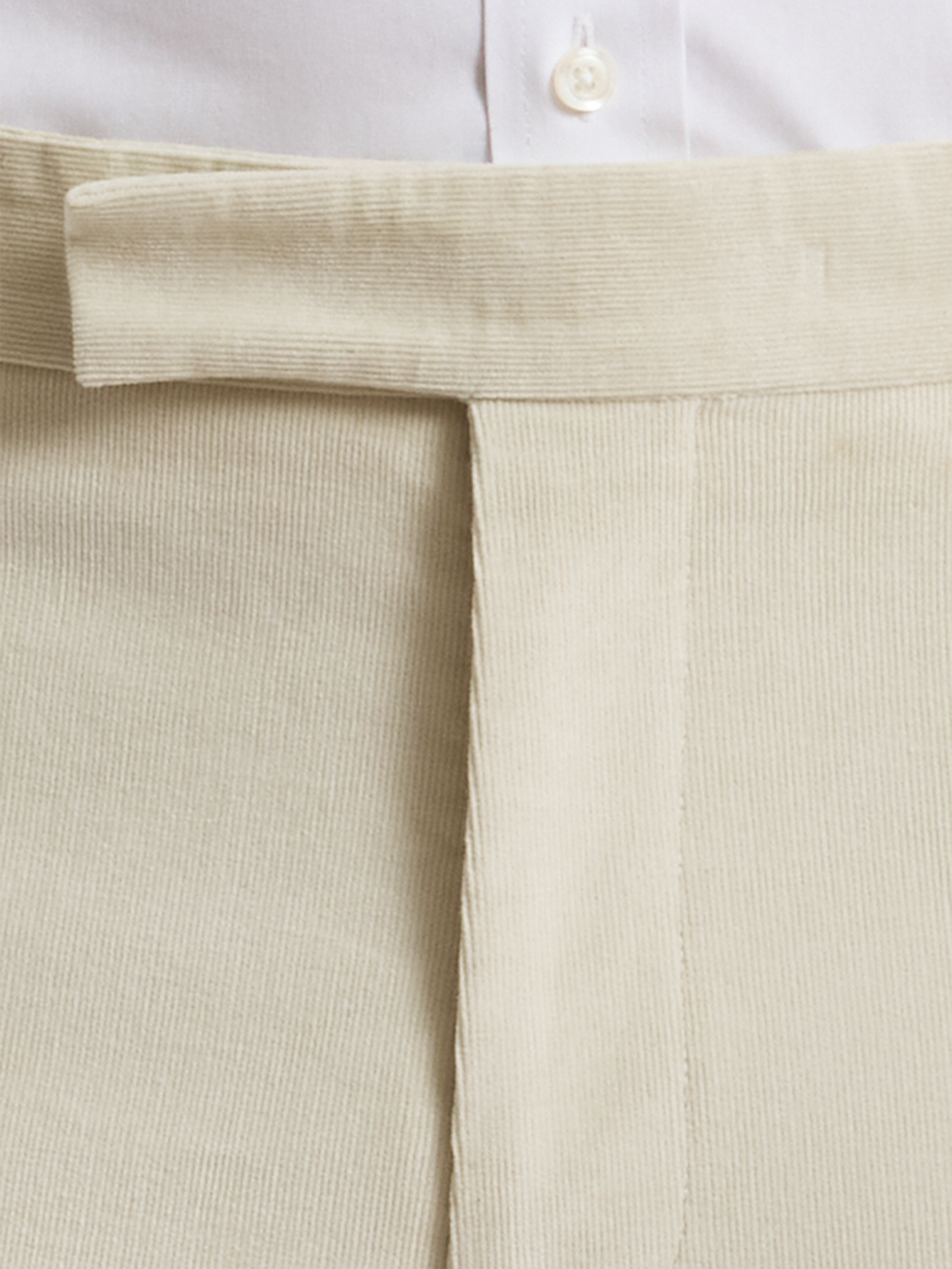 Alternate Shot of Men's Winter White Solid Bottoms  - 7#["PMV600N", "model_flat front"]