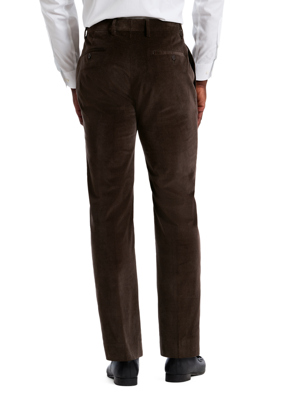 Alternate Shot of Men's Dark Brown Solid Bottoms  - 6