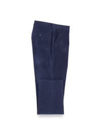 Cotton Stretch Corduroy Pants - Blue