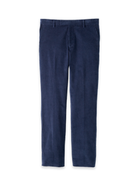 Cotton Stretch Corduroy Pants - Blue