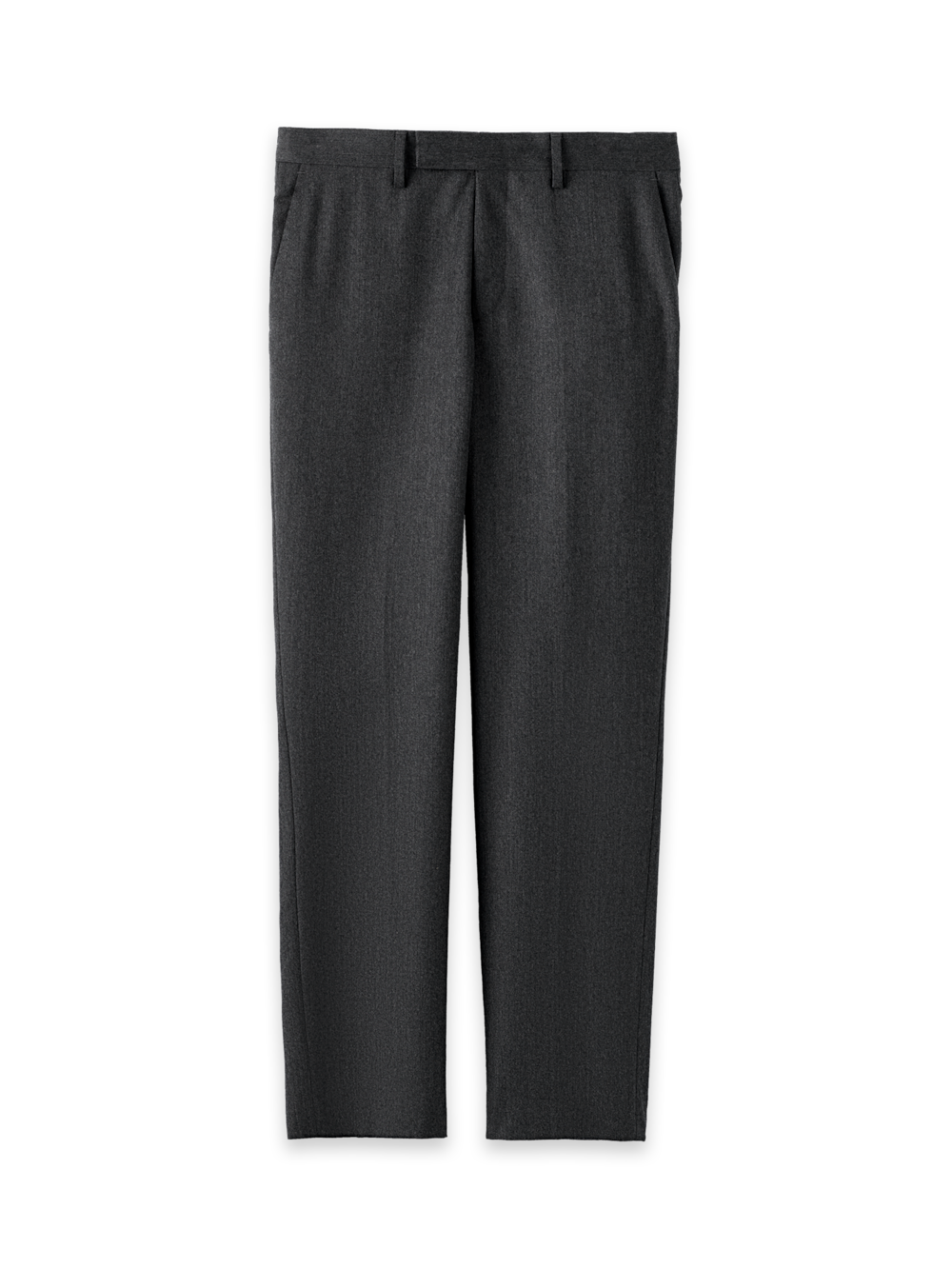 Alternate Shot of Men's Charcoal Solid Bottoms  - 3#["PMV700N_11", "model_flat front"]