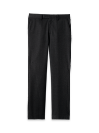 Wool Flannel Solid Pants - Black