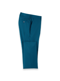 Wool Gabardine Pants - Dark Teal