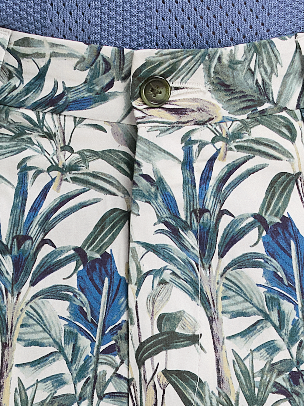 Alternate Image of Cotton Printed Flat Fron Pants-3