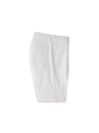 Cotton Seersucker Shorts - White