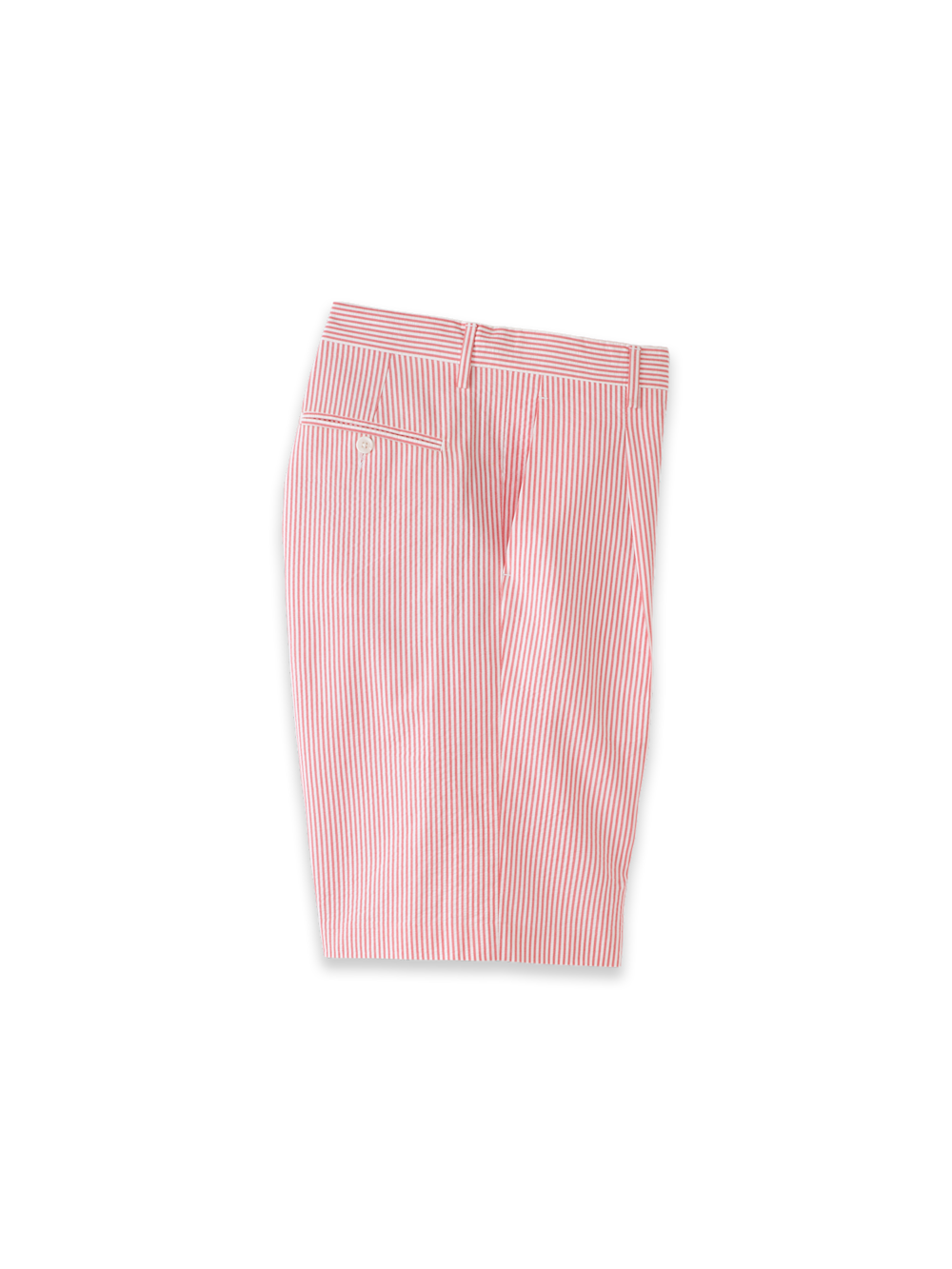 Product Image of Cotton Seersucker Shorts-Red/White